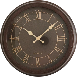 Часы настенные Dream River DMR круглые ø35.6 см цвет коричневый