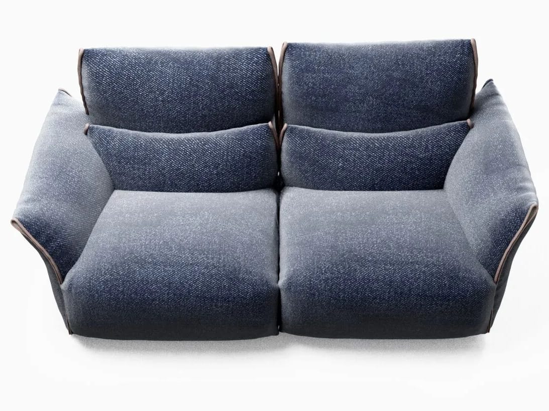 2-местный тканевый или кожаный диван Natuzzi Italia Wellbe ARCH-00148138 - Вид №1