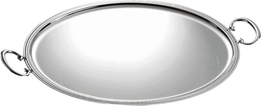 77170 Christofle Поднос овальный с ручками 53см "Альби/Багатель"(посеребр.) Посеребрение 