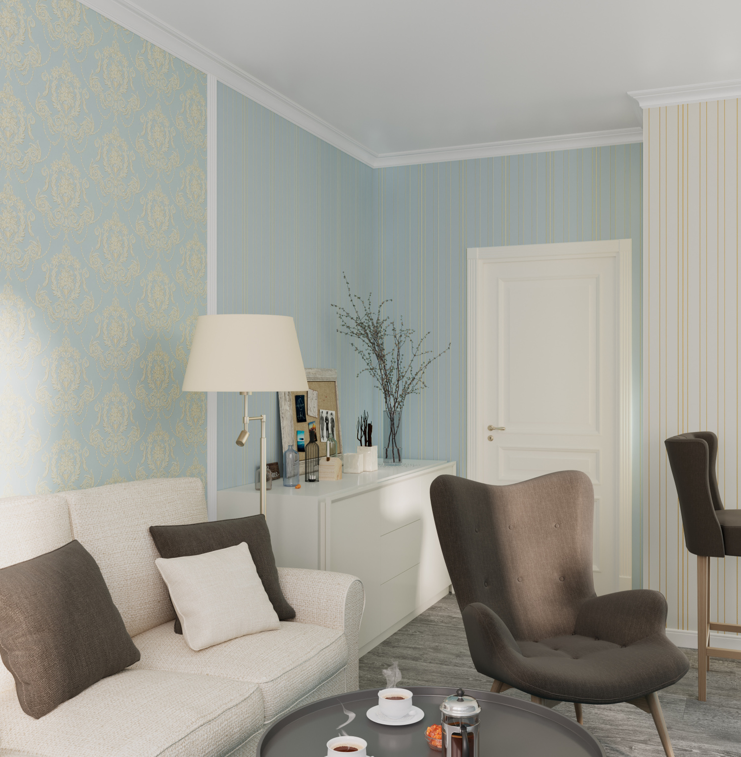 Рулон обоев основа Флизелиновая HC71424-12 Home Color Мин. заказ 6 рулонов HC7142412 - Вид №6