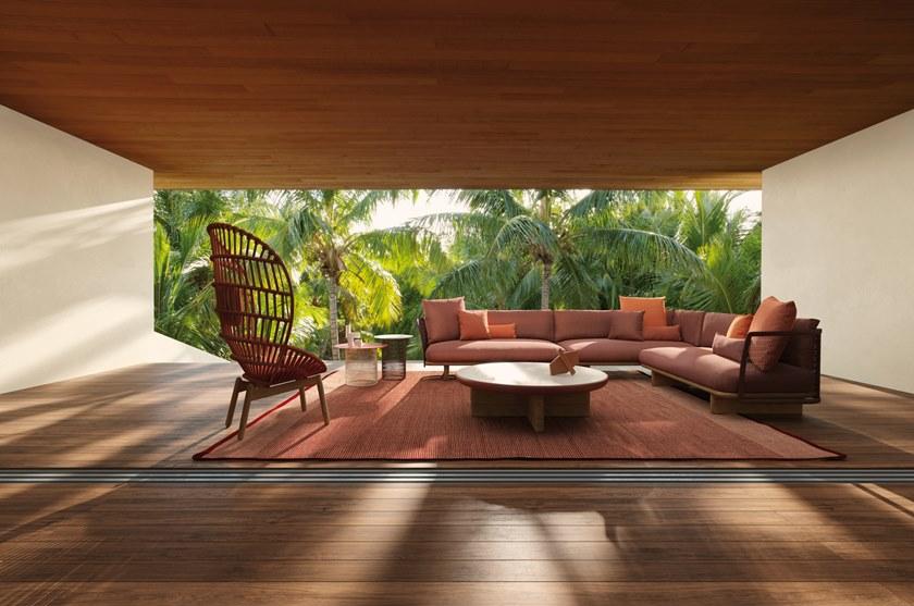 Kettal Садовый столик из тика Mesh #17760/56602 - Вид №5