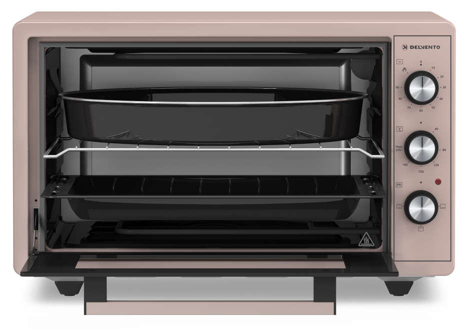 9057879 Мини-печь Delvento D4405 розовый STDN-0055770 - Вид №2