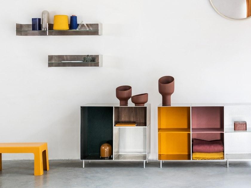 Atelier Belge Полка из алюминия и стекла Totem sun-id-1473208 - Вид №1