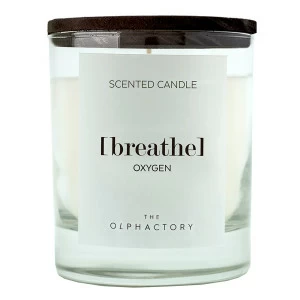 Свеча ароматическая The Olphactory Breathe Black "Кислород" AMBIENTAIR  00-3894984 Белый