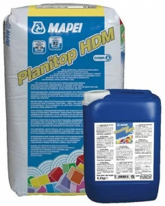 MAPEI Двухкомпонентный пуццолановый цементный раствор. Preparazione dei supporti in cls e mattoni