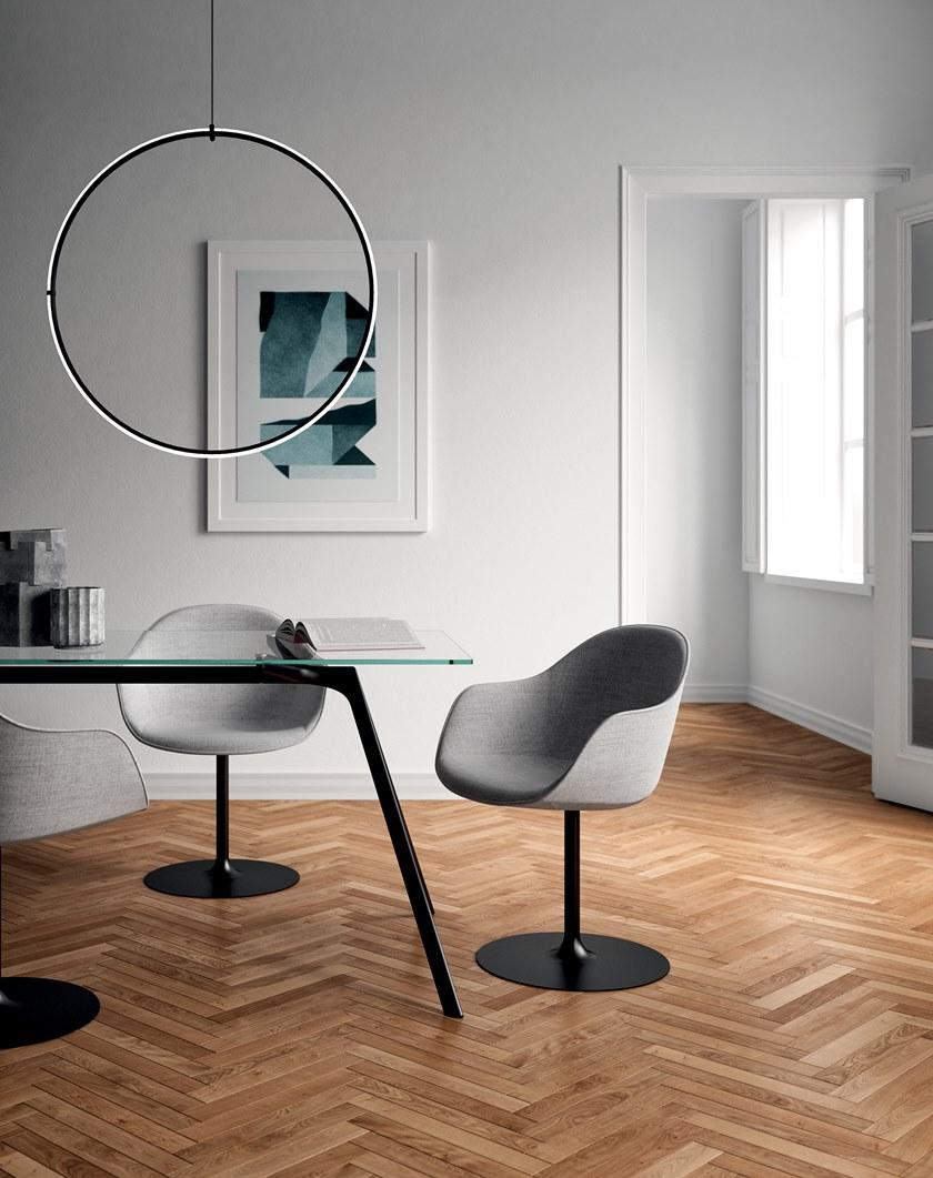 Alias Вращающееся кресло, обитое кожей и кожей New lady 07g - Вид №3