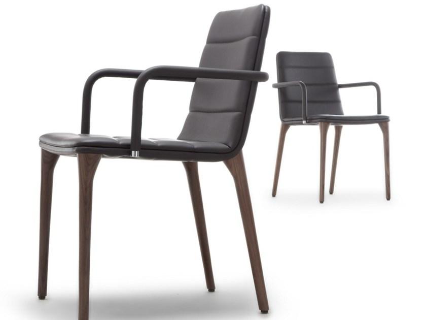 Tonon Мягкое деревянное кресло с подлокотниками Pit sun-id-1378288 - Вид №4