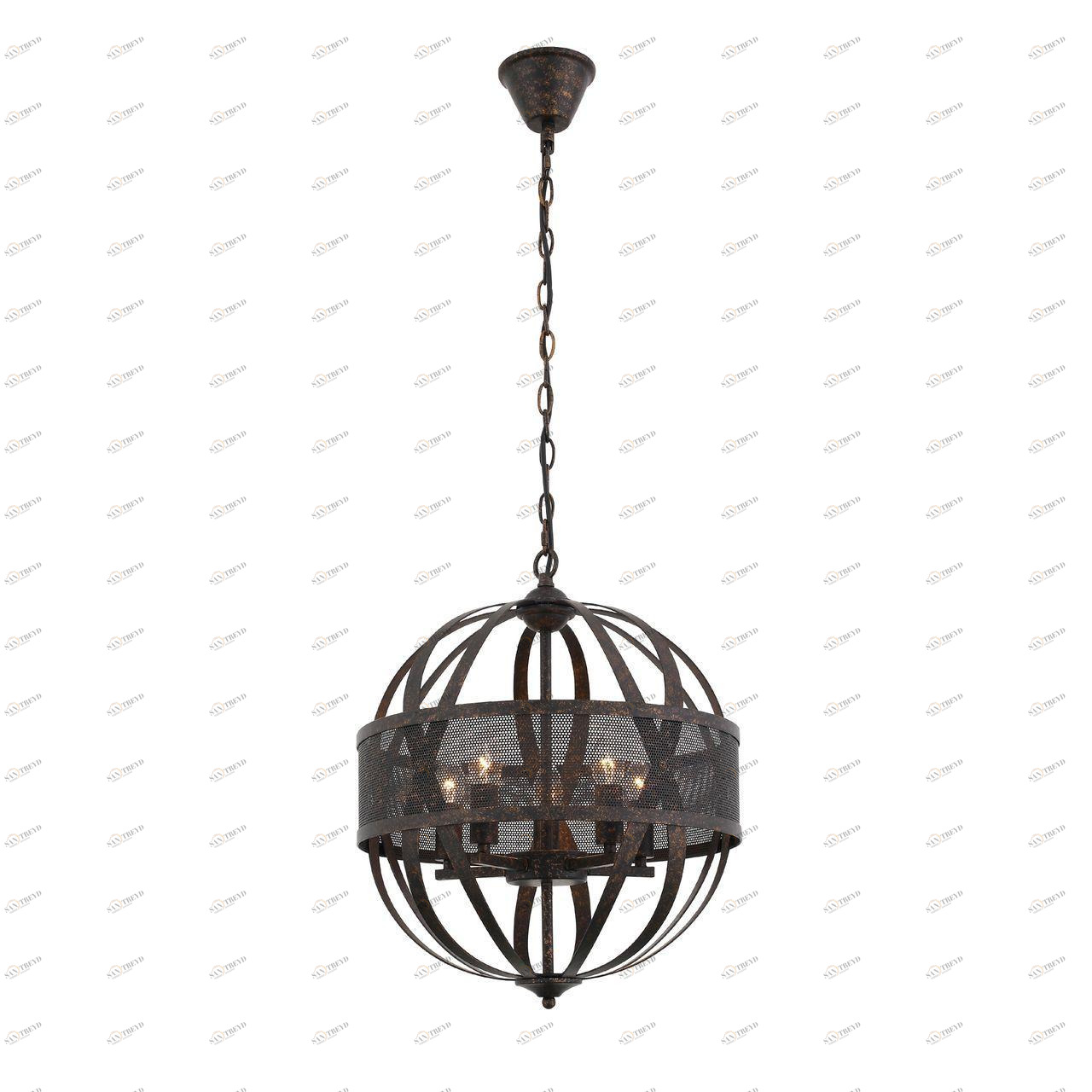 Подвесная люстра ST Luce Legato SL380.403.05 ST LUCE ДИЗАЙНЕРСКИЕ, LEGATO, ШАР 187608 Бронза 