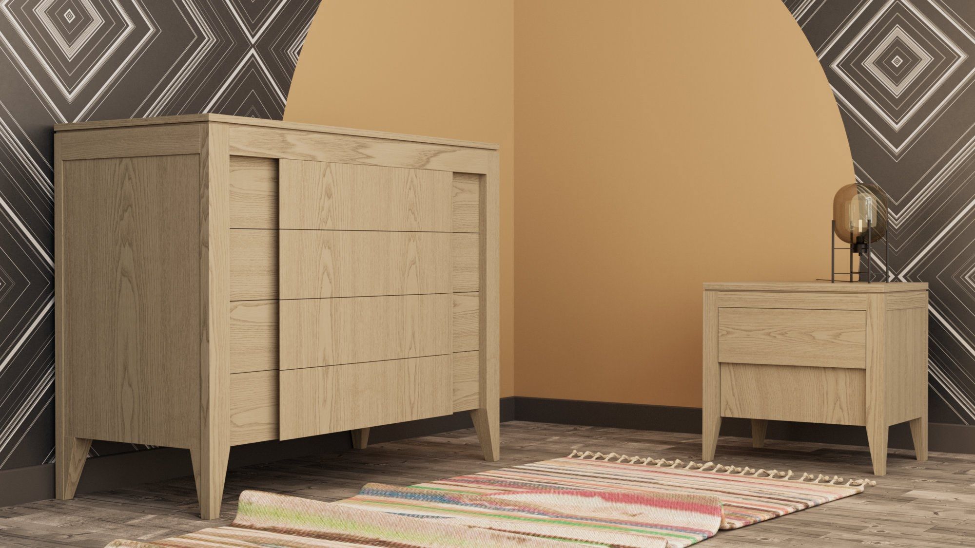 Тумбочка из ясеня с ящиками Morelato '900 ARCH-00105245 - Вид №2