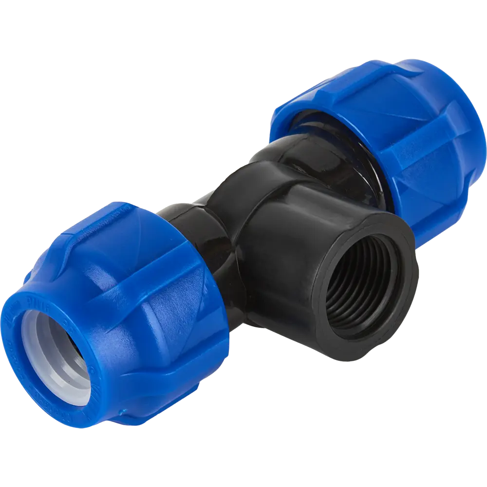 Тройник комбинированный ПНД Valfex 20x1/2"x20 мм ВР 1210012001220 STLM-2088314