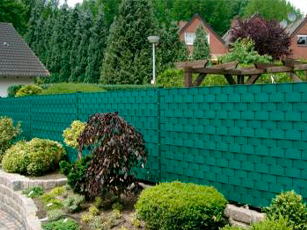 Заборная лента зелёная 55 мм Геопластборд GPBST-174 - Вид №8