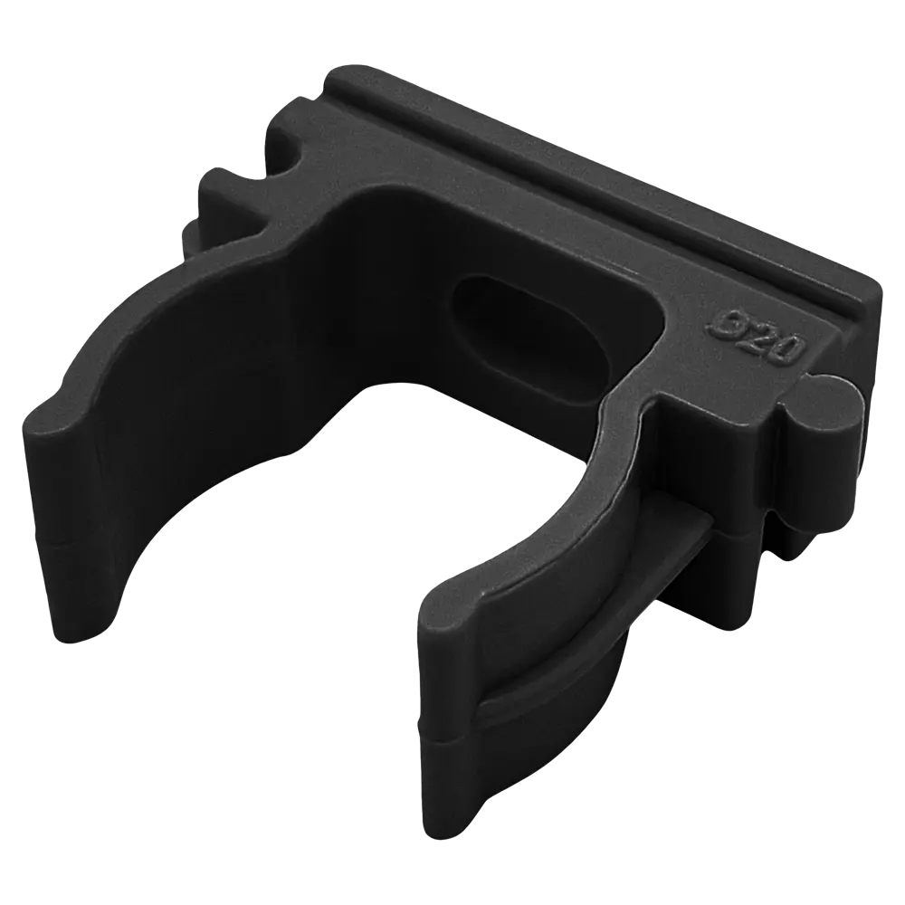 Держатель-клипса MONLID D20 мм цвет черный 10 шт STLM-2046524 - Вид №1