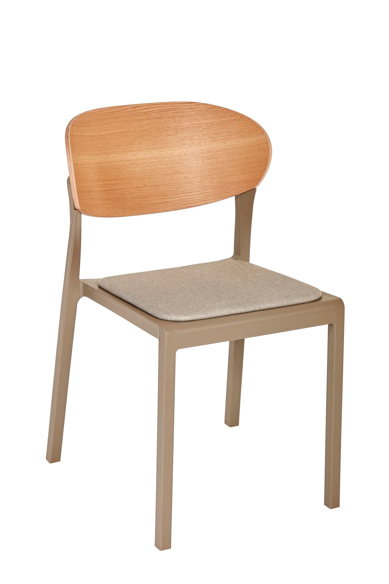 Садовый стул из полипропилена с деревянной спинкой Ezpeleta BAKE WOOD ARCH-00073360 - Вид №38