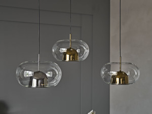 Подвесной светильник из боросиликатного стекла