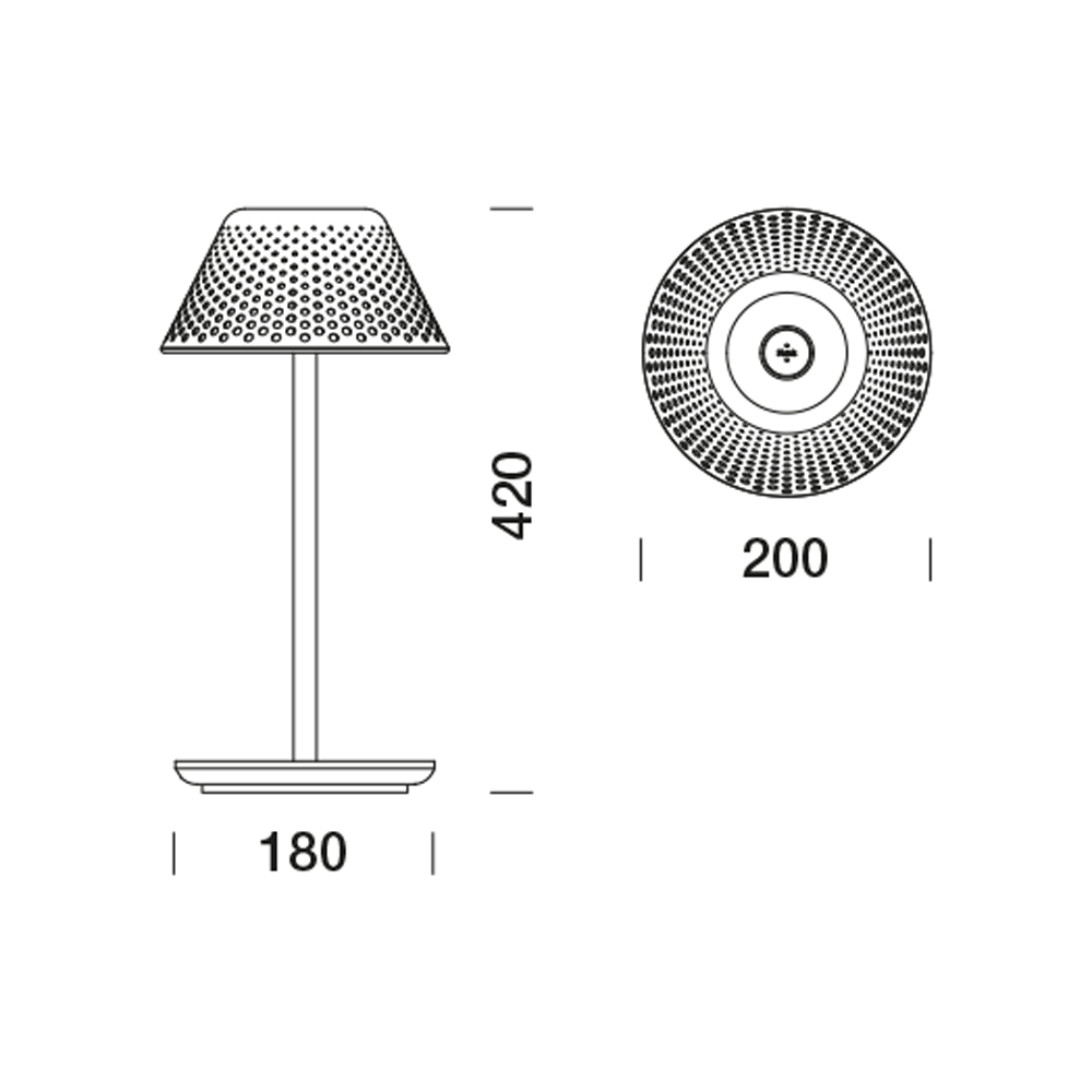 3251116.122 Настольная лампа Platek MESH Limited edition  MESH Limited edition - LED 3000K 87°  - Вид №10