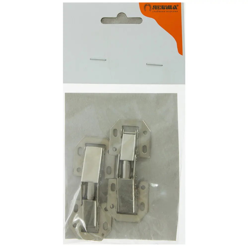 Петля мебельная быстрого монтажа Левша 12x80 мм сталь цвет цинк 2 шт STLM-2092365 - Вид №2