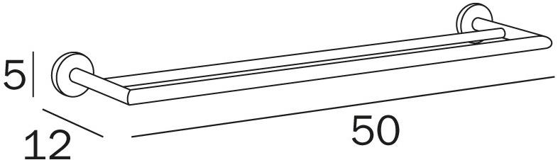 INDA® Вешалка для полотенец из металла Gealuna A1019 - Вид №2