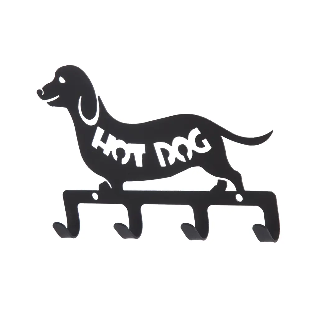 Крючок четырёхрожковый DuckandDog «Hot dog», сталь, матовый чёрный STLM-2121063