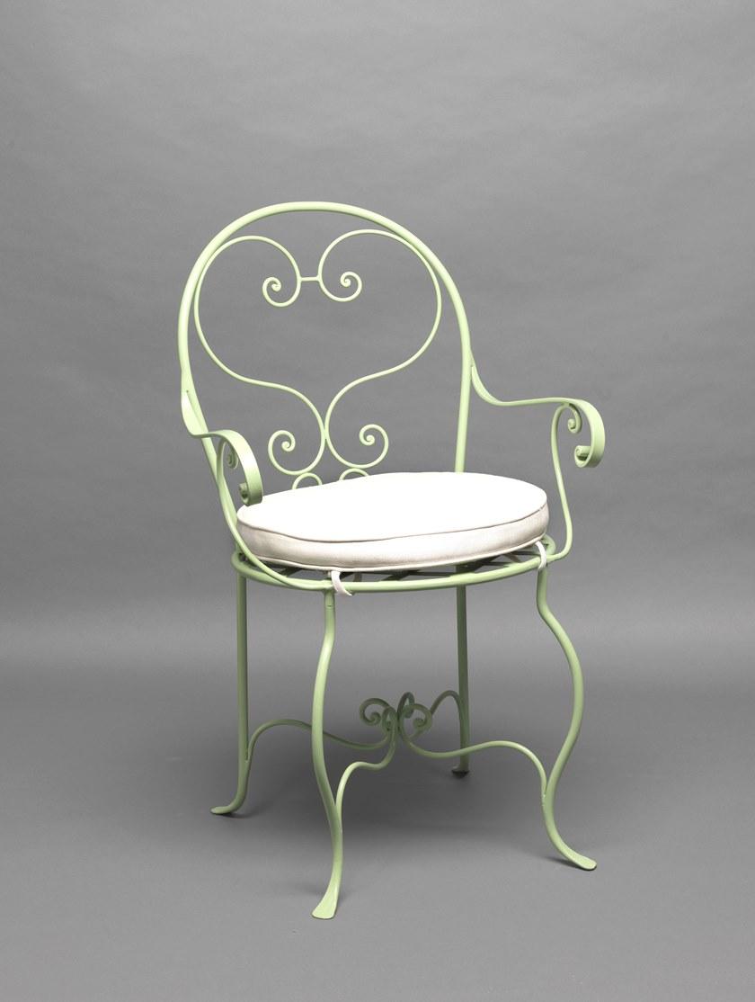 OFFICINACIANI Садовый стул из железа с подлокотниками Caffè Gf4011ch-b  - Вид №1