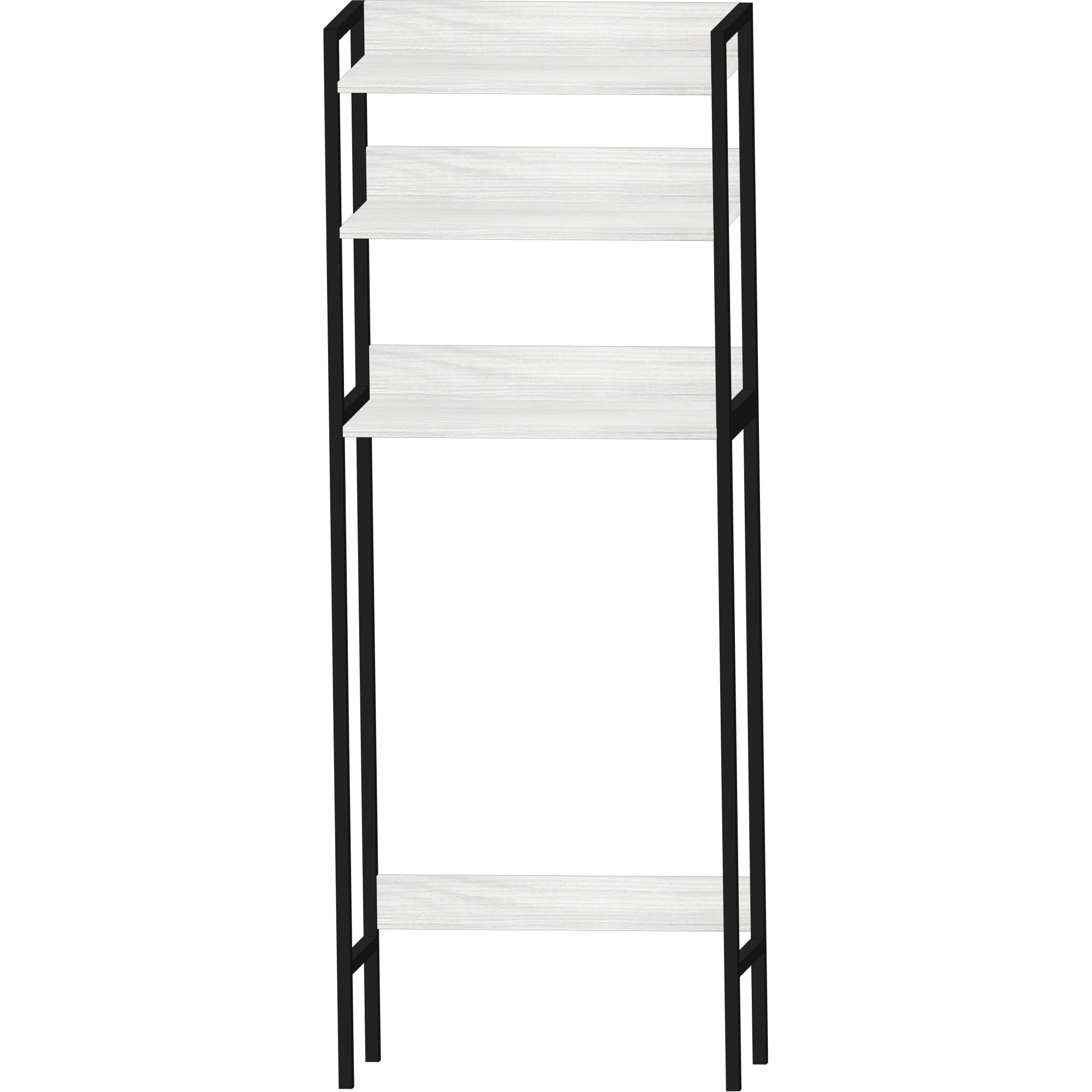 82613186 Стеллаж для хранения над унитазом цвет чёрный мебель для хранения Santreyd 