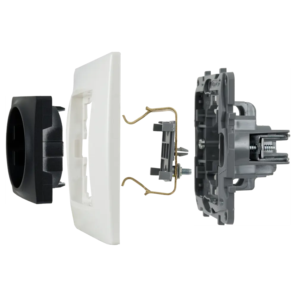 Розетка Legrand Etika антрацит с заземлением для интерьера 82496850 STLM-1327233 - Вид №6