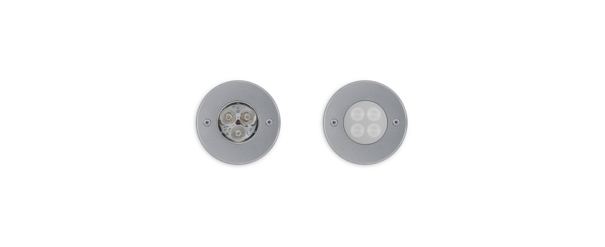 8376103 Встроенный светильник Platek MICRO STEEL Incasso  MICRO STEEL Recessed - 4 LED RGBW 33°  - Вид №1