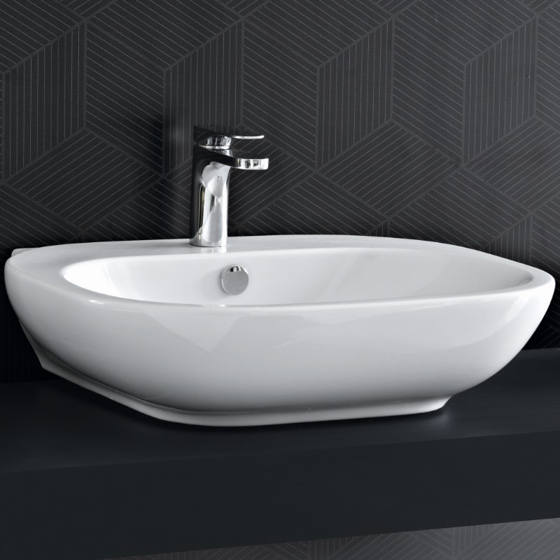 19004 Накладная раковина на столешницу  овальная Ceramica Hidra  - Вид №2