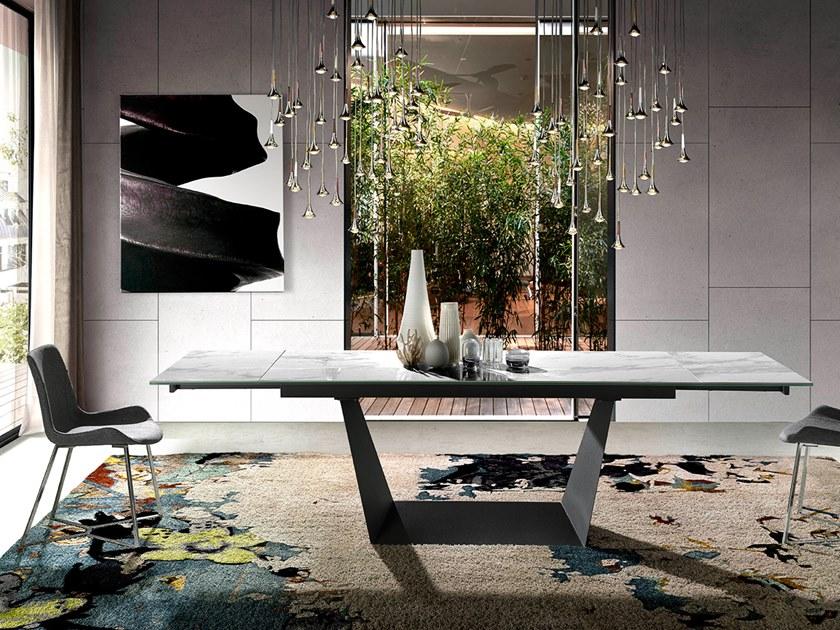 Angel Cerdá Раздвижной прямоугольный стальной стол Loft tendencia 1014 Angel Cerda - Вид №4