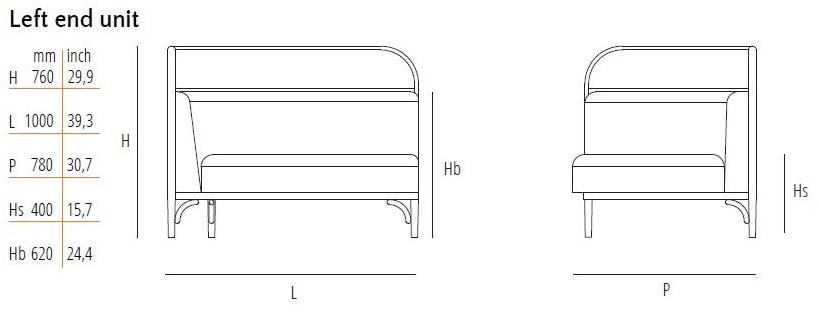 Wiener GTV Design Модульный секционный диван Targa sun-id-1356656 - Вид №10