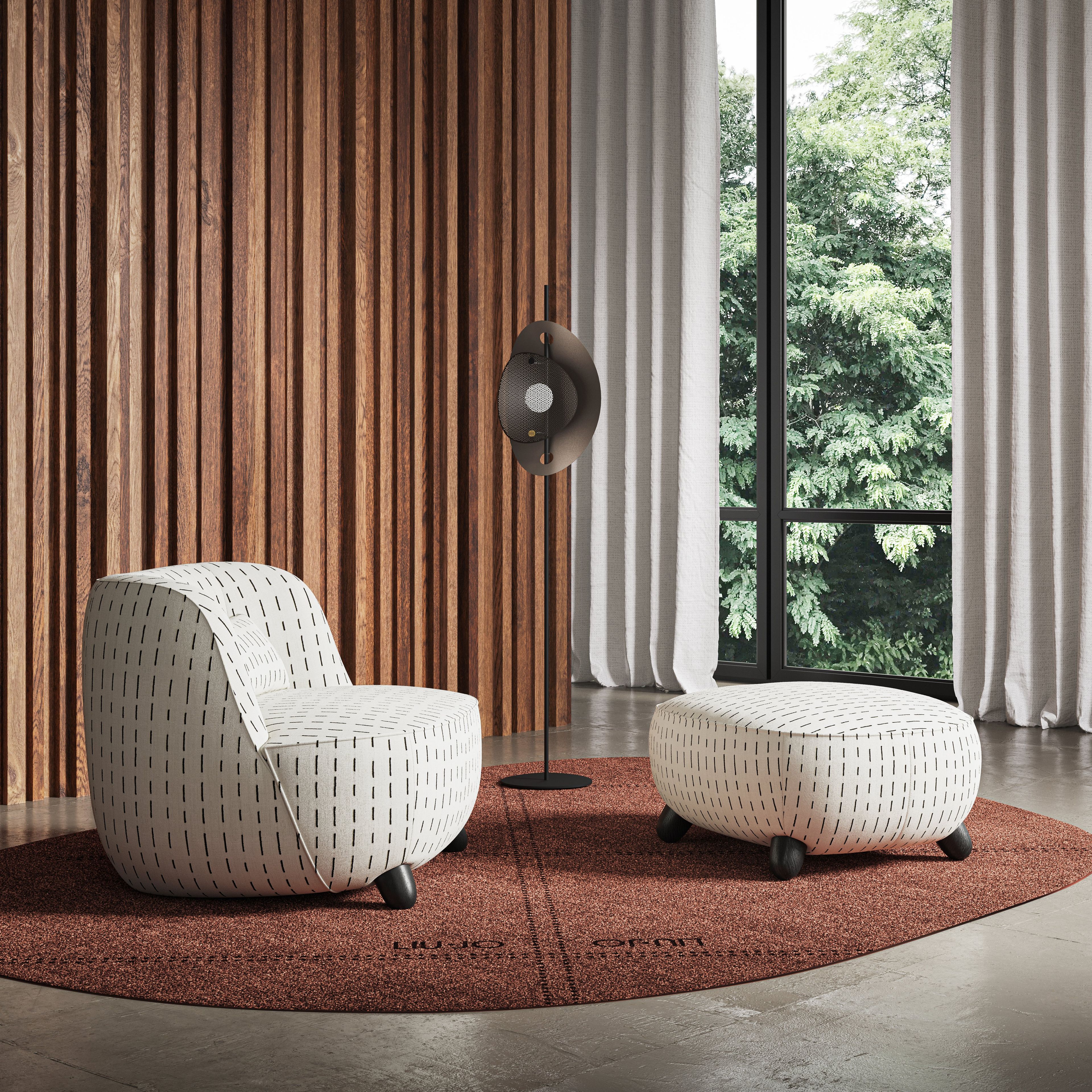 Стальная светодиодная напольная лампа Liu Jo Living Collection Corolle ARCH-00112787 - Вид №3