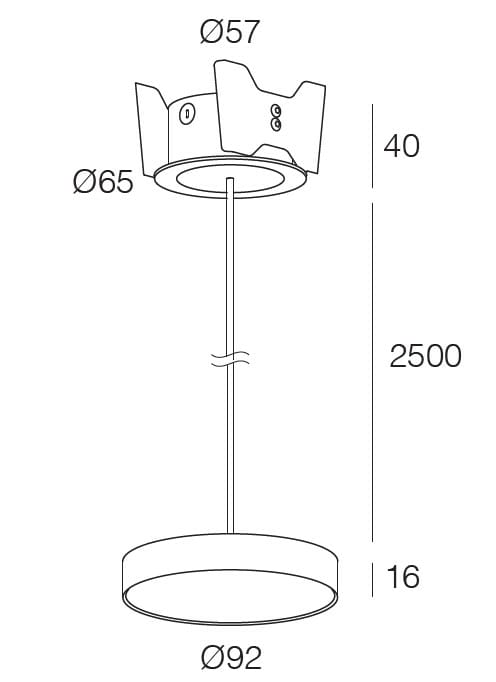 Подвесной светильник DGA LUNA ARCH-00071675 - Вид №6