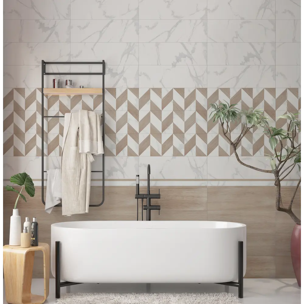 Плитка настенная Бьорк 20x60 см 0.84 м² цвет дерево LB CERAMICS STLM-2035835 - Вид №3