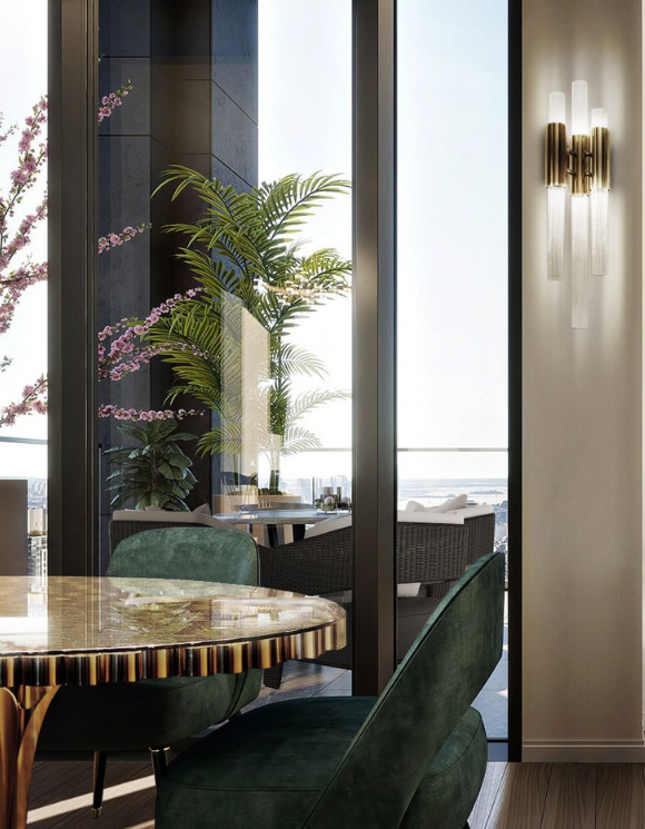 Настенные светильники Waterfall Wall Lamp Covethouse LUXXU  - Вид №2