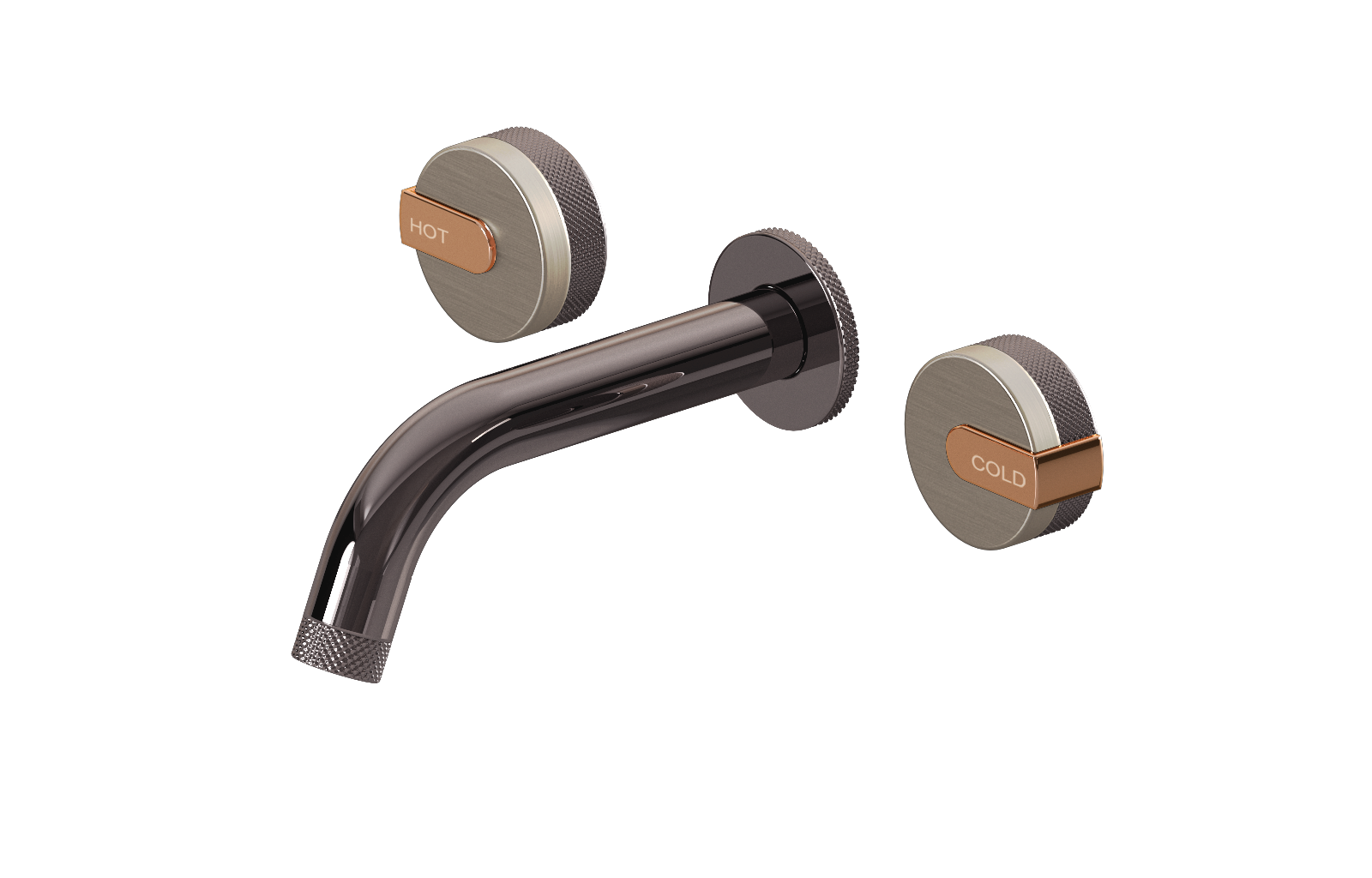 E-11530-R1BNi-L1RG-OX Смеситель для умывальника из 19,1см носикем (внешняя часть) GRAFF MOD+