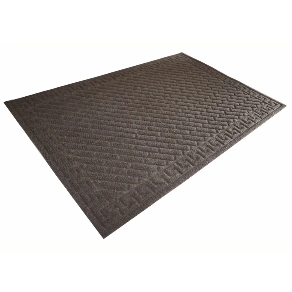 Коврик грязезащитный Cipro 1 45x75 см полипропилен цвет коричневый 89426273 STLM-2052417 Santreyd  - Вид №2