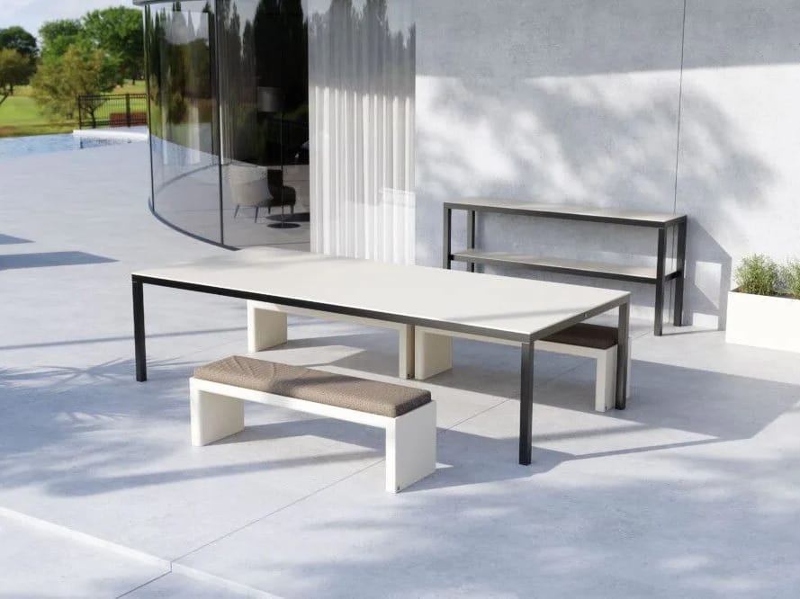 Садовая скамейка из стекловолокна GANSK квадрат ARCH-00096422 - Вид №1