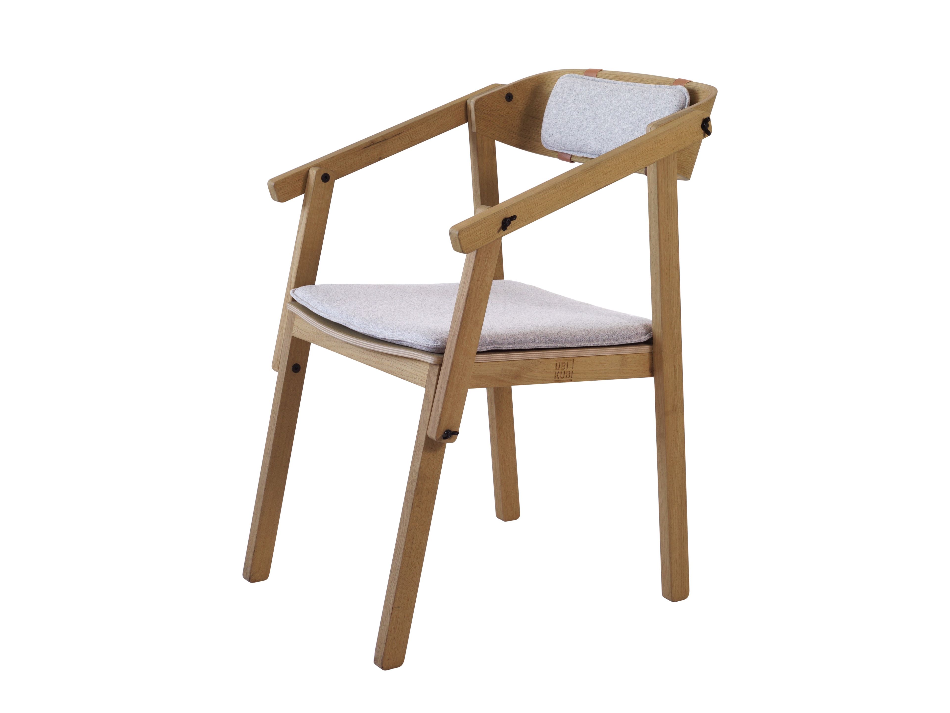 Дубовый стул со встроенной подушкой Askia ателье ARCH-00030178