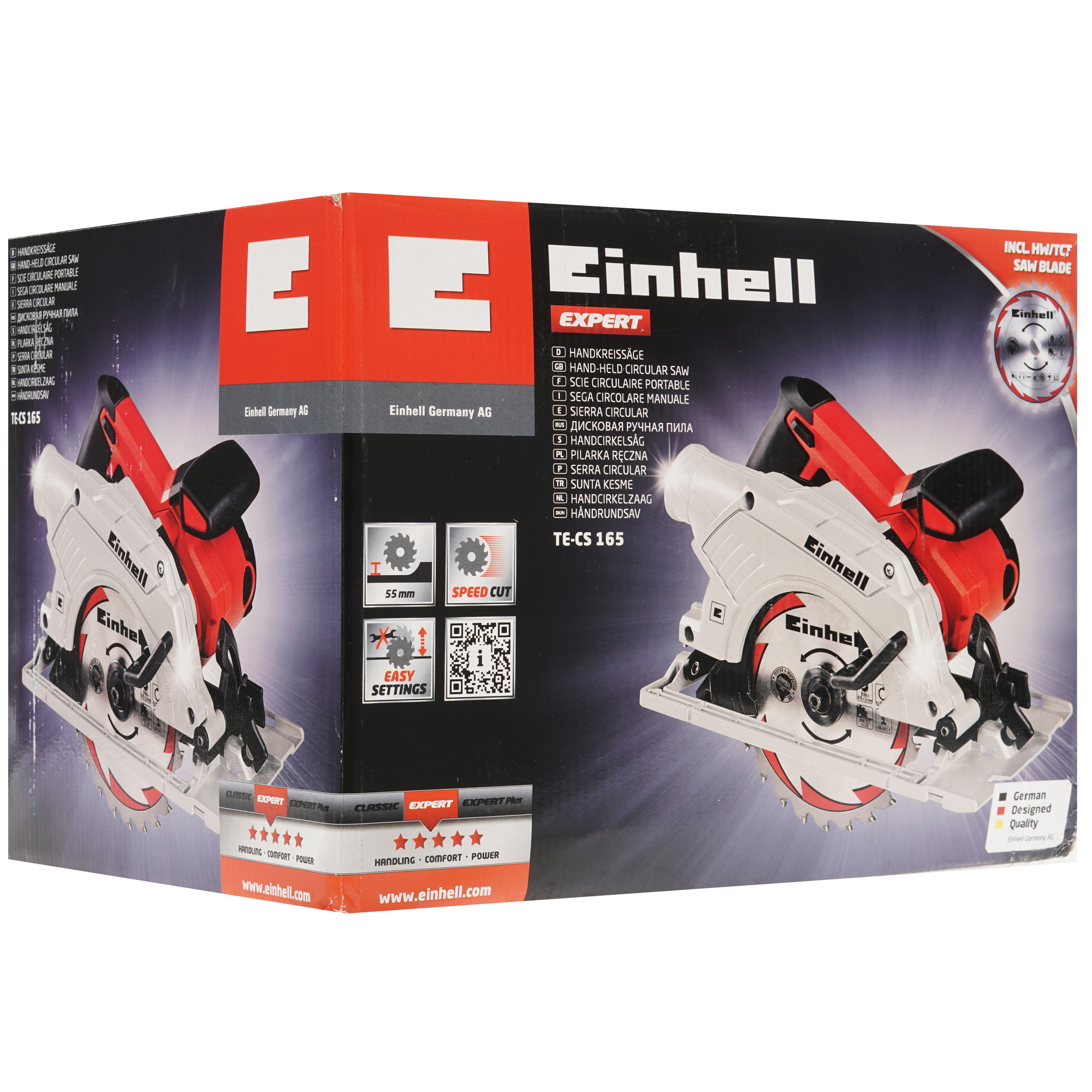 Пила дисковая Einhell TE-CS 165 8107421 STDN-0071152 - Вид №5