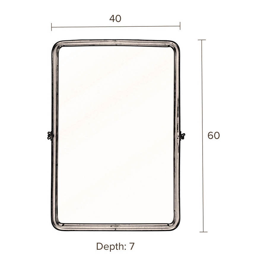 Зеркало Poke большое Dutchbone 8100017 - Вид №5