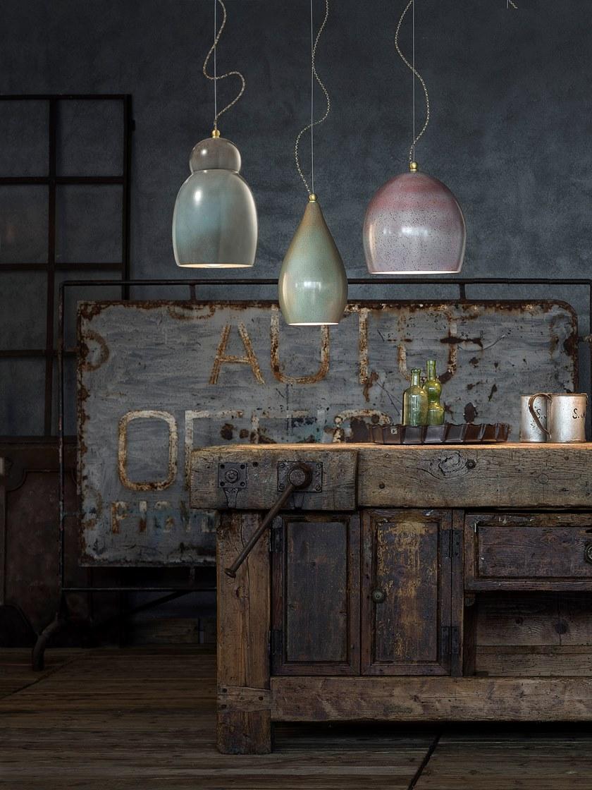 FERROLUCE Подвесной светильник из керамики Vague C1416 - Вид №1