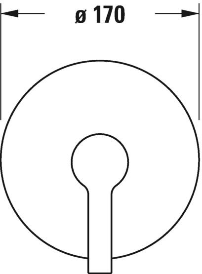 Duravit Смеситель для душа встраиваемый B.2 B24210010 - Вид №2