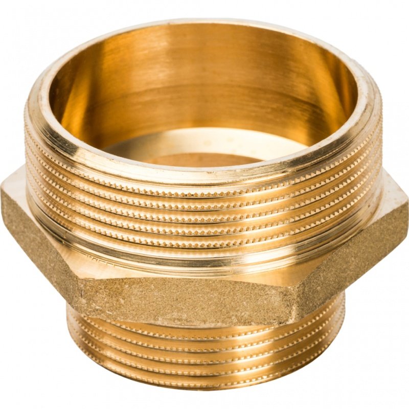 Ниппель переходной НН 3х2 1/2" латунь STOUT SFT0003003212 - Вид №1