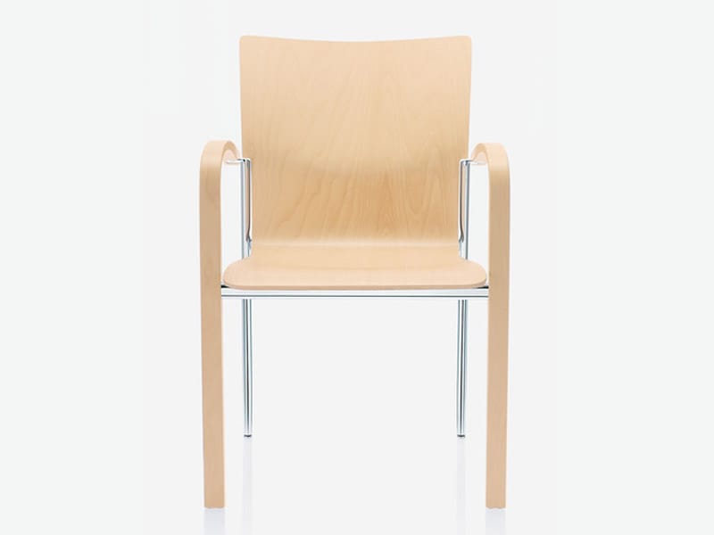 Деревянный штабелируемый стул Brunner ARCH-00141554