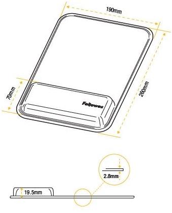 Fellowes Кожаный коврик для мыши  8055501 - 8066501  - Вид №5