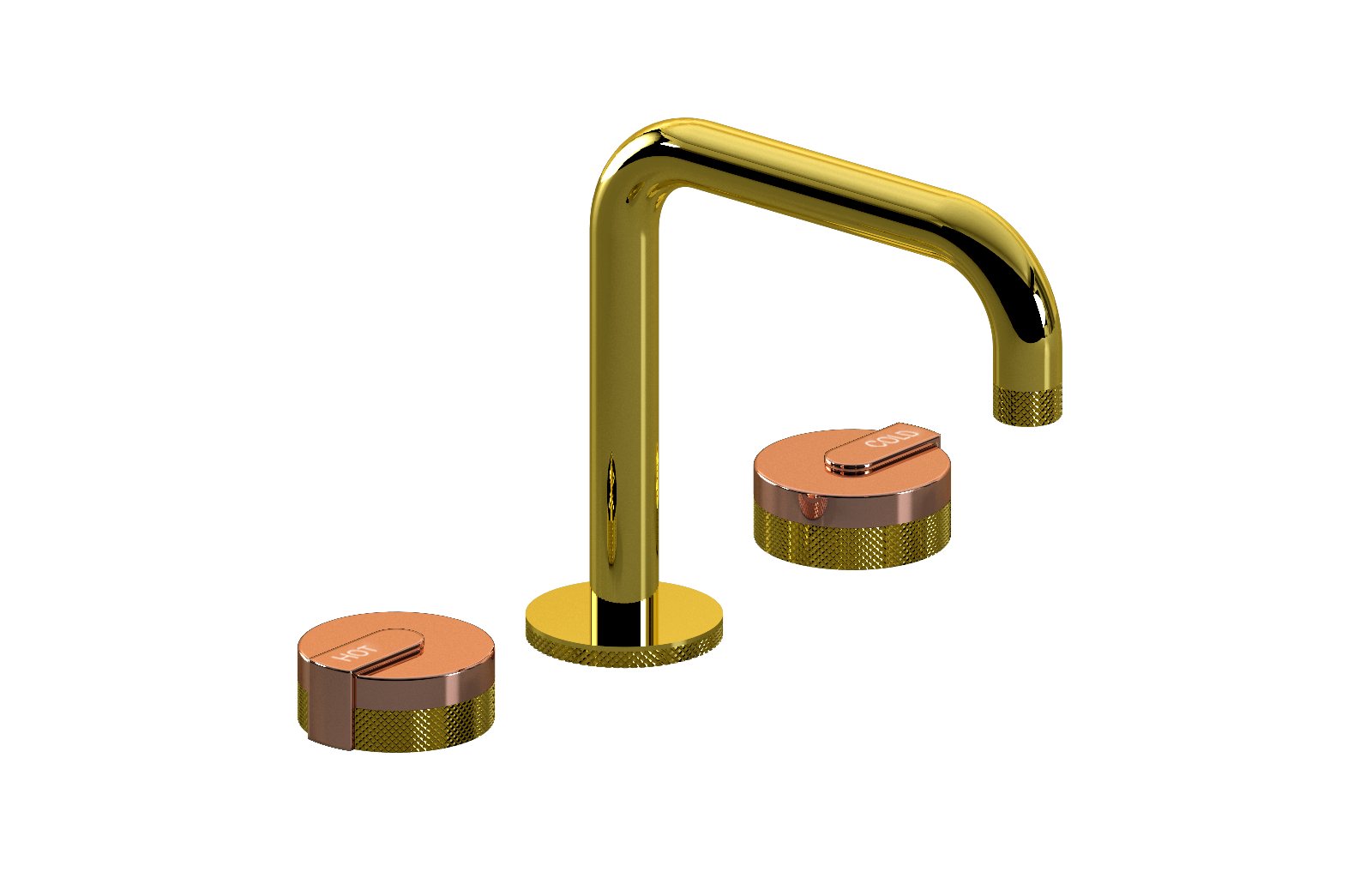 E-11511-R1RG-L1RG-PB Смеситель для умывальника на 3 отвертия GRAFF MOD+