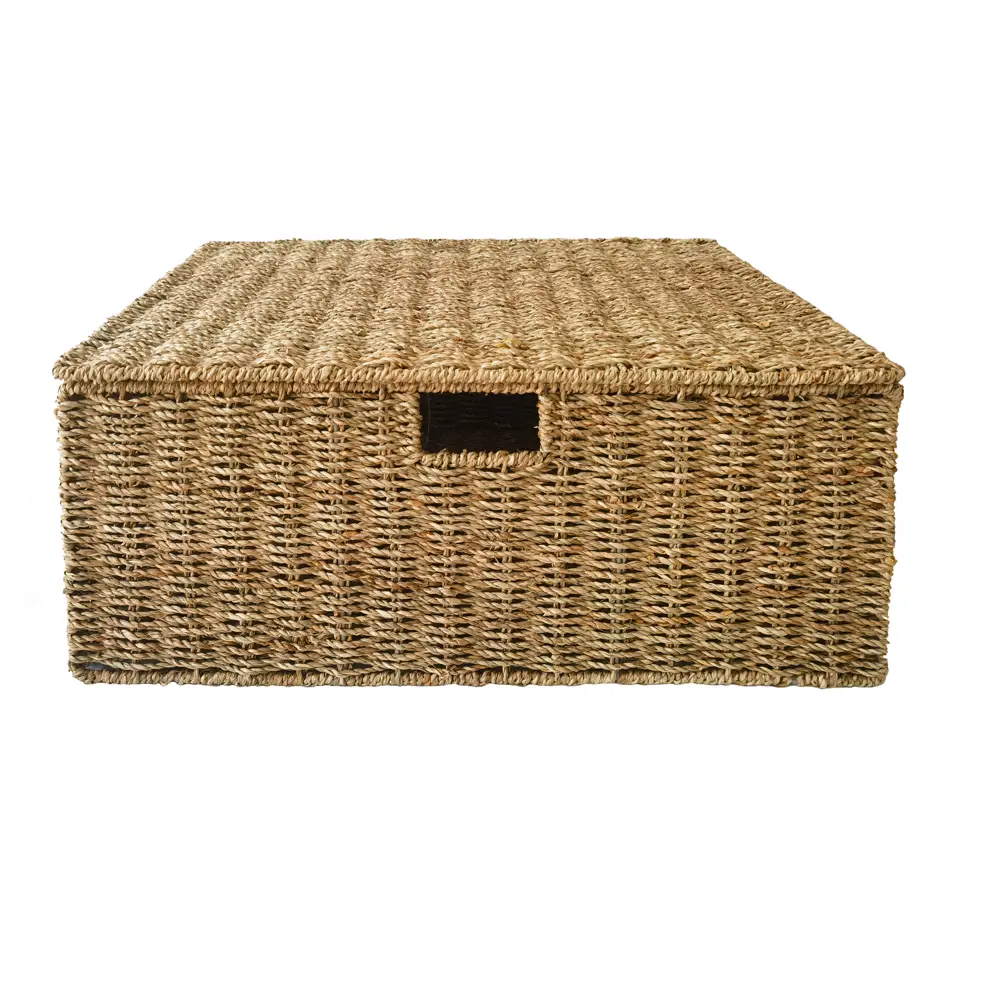 SPACEO Корзина из водорослей с крышкой для эко-интерьера 89344357 Kub STLM-1088611 - Вид №2