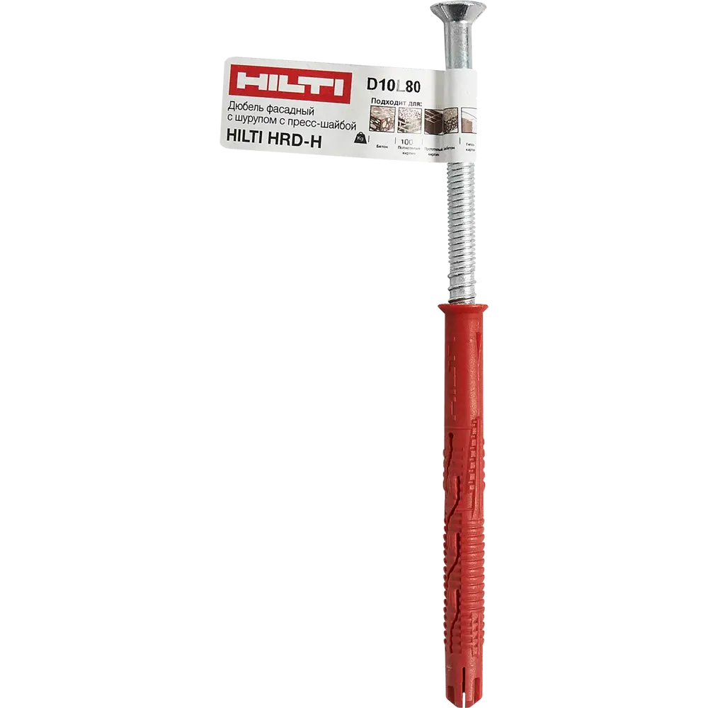 Дюбель фасадный HRD-H 10х80 мм, 1 шт Santreyd STLM-2122229 - Вид №3