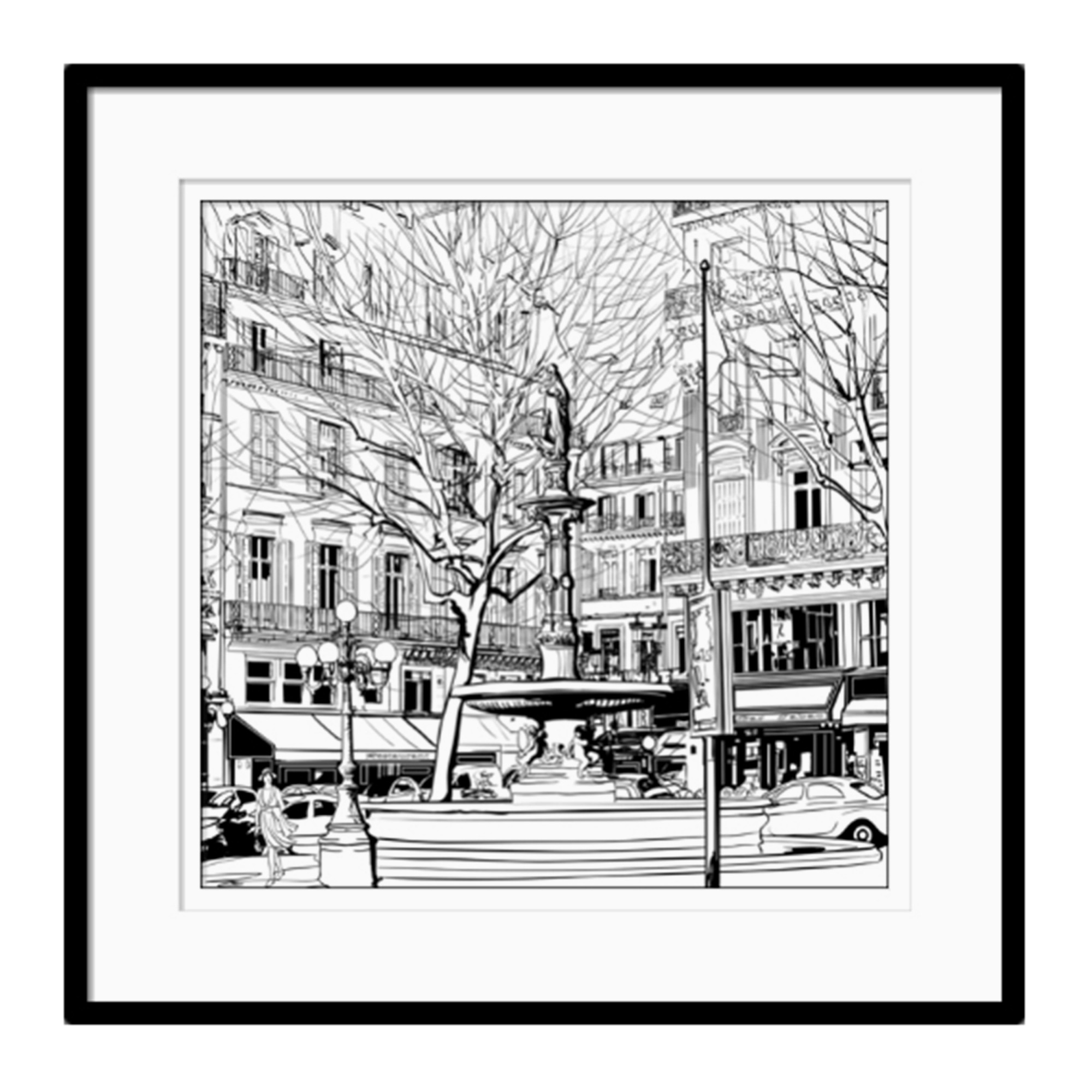 2000983162106 Постер Area in Paris LINIE DESIGN 