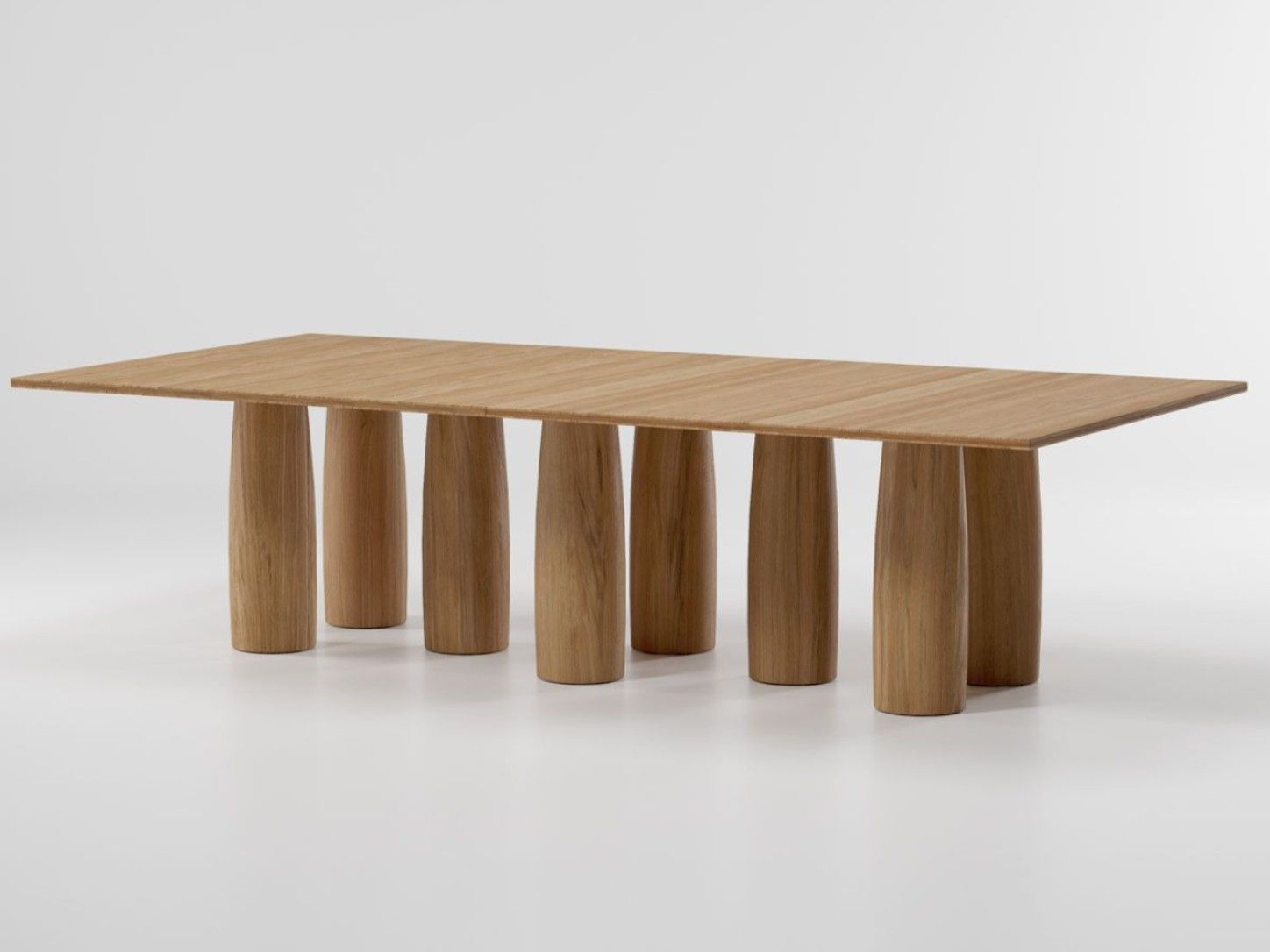 Прямоугольный обеденный стол из тикового дерева Kettal колоннада ARCH-00111675