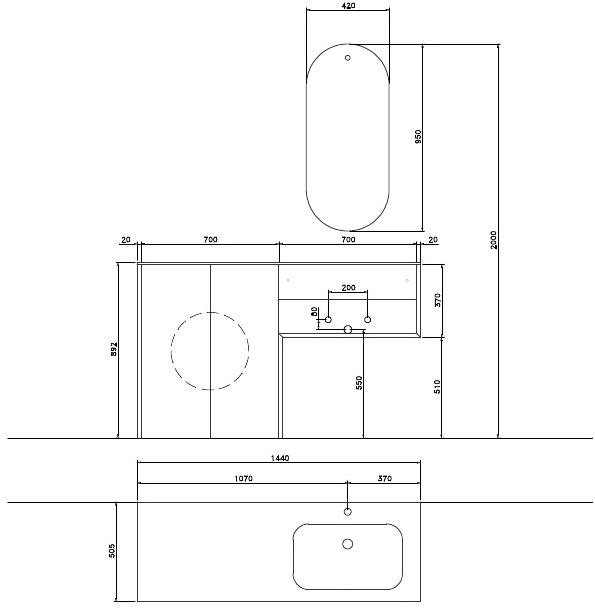NOVELLO Лаковая тумба под умывальник с зеркалом Libera 3d sun-id-1496004 - Вид №1